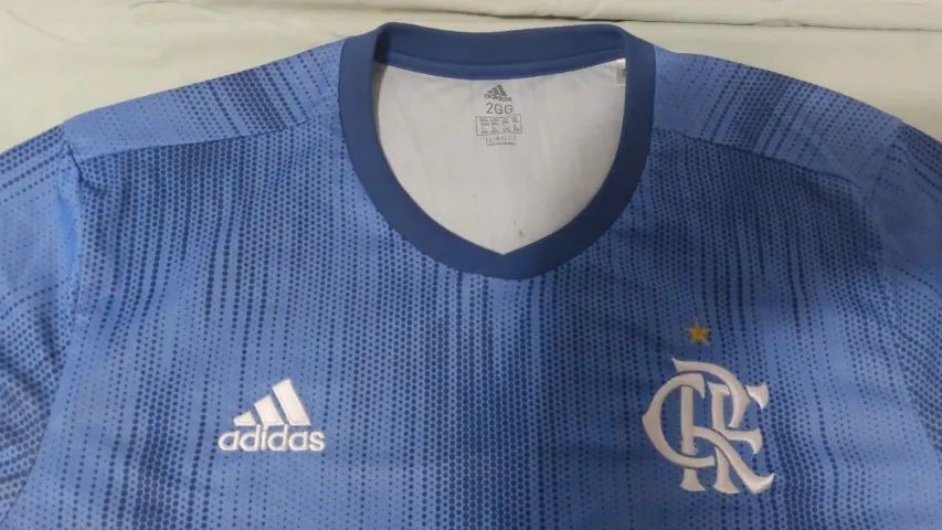 Camisa Flamengo Azul 2018 Adidas 2GG - Foto 2