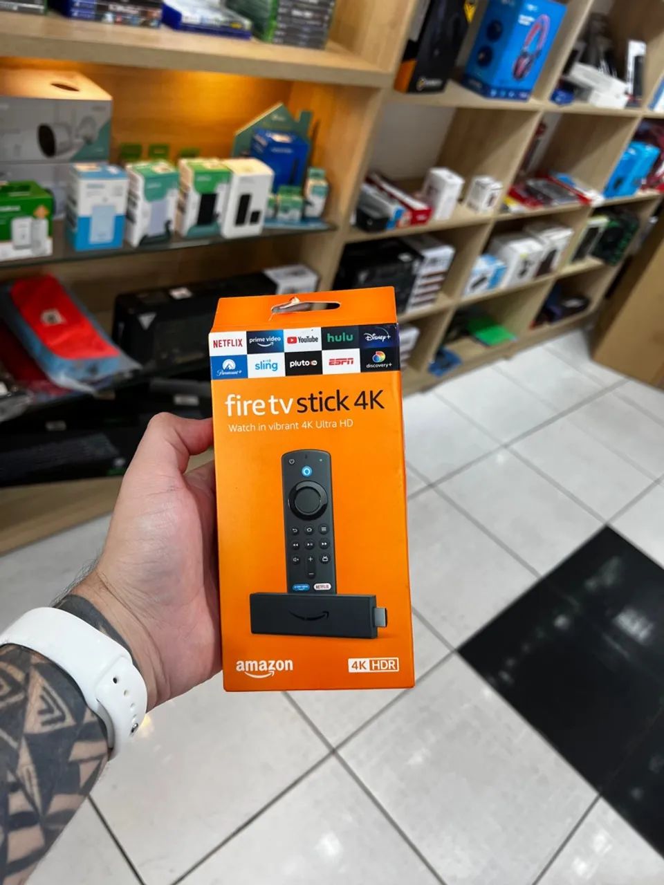 Amazon Fire TV Stick 4K 3° Geração - Parcelamento sem Juros - Loja Física