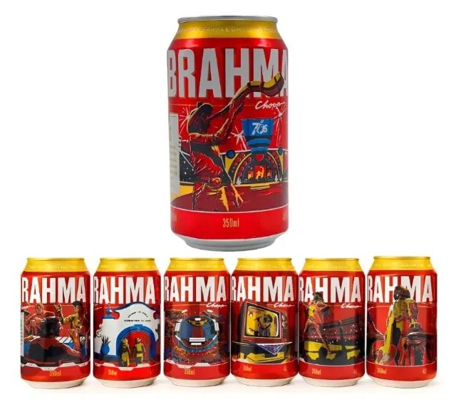 7 Latas Brahma Edição Barretos 70 Anos - Ler Descrição Festa Do Peão 70 Anos