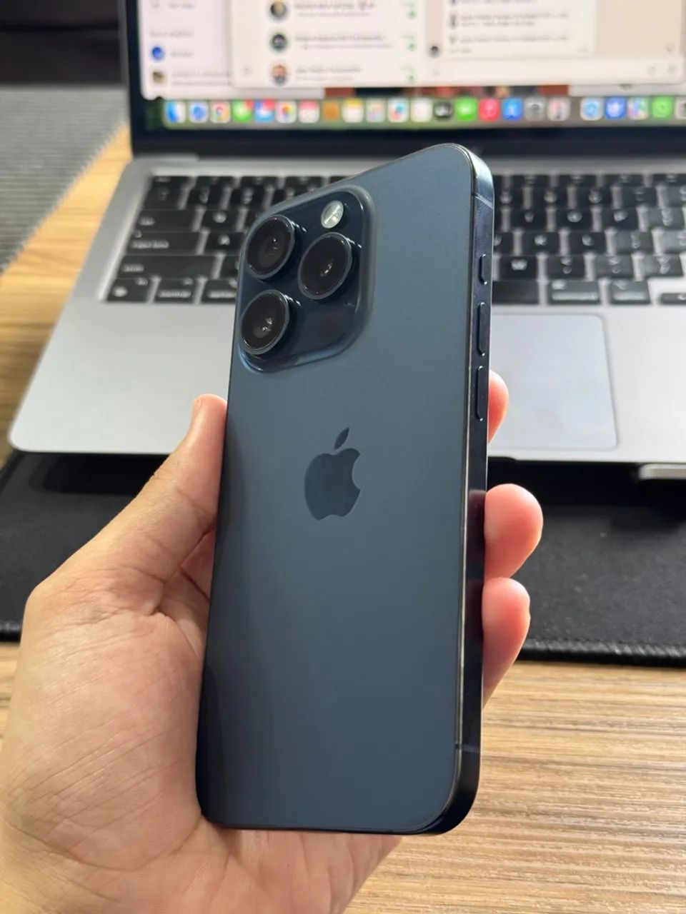 iPhone 15 Pro 256gb Azul Excelente - Foto 2
