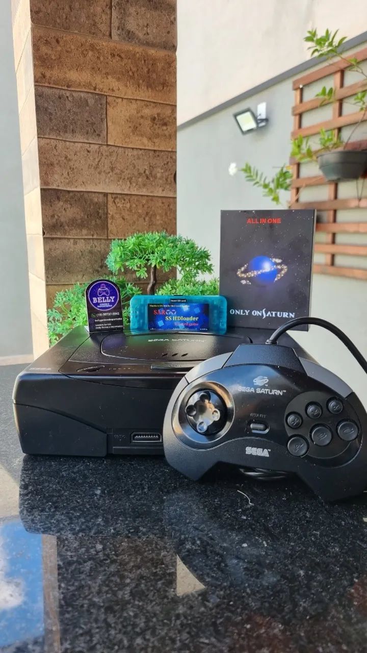 SEGA SATURNO COM SAROO ELITE 32GB - Foto 2