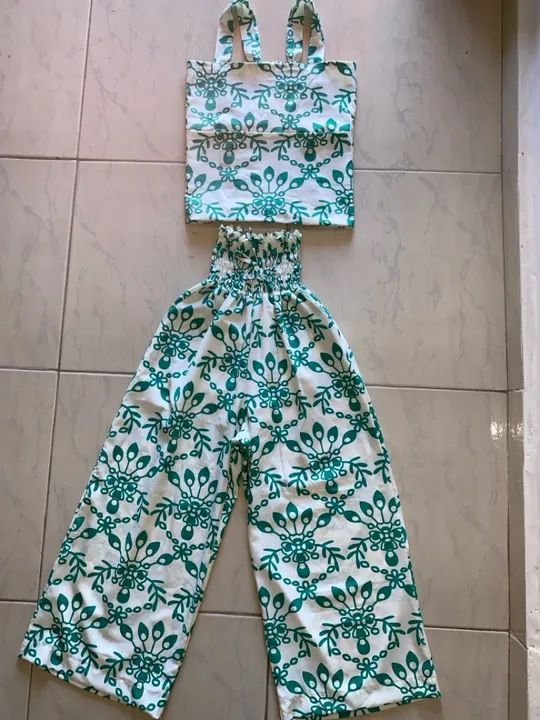 conjunto estampado verde  novo  m - Foto 2