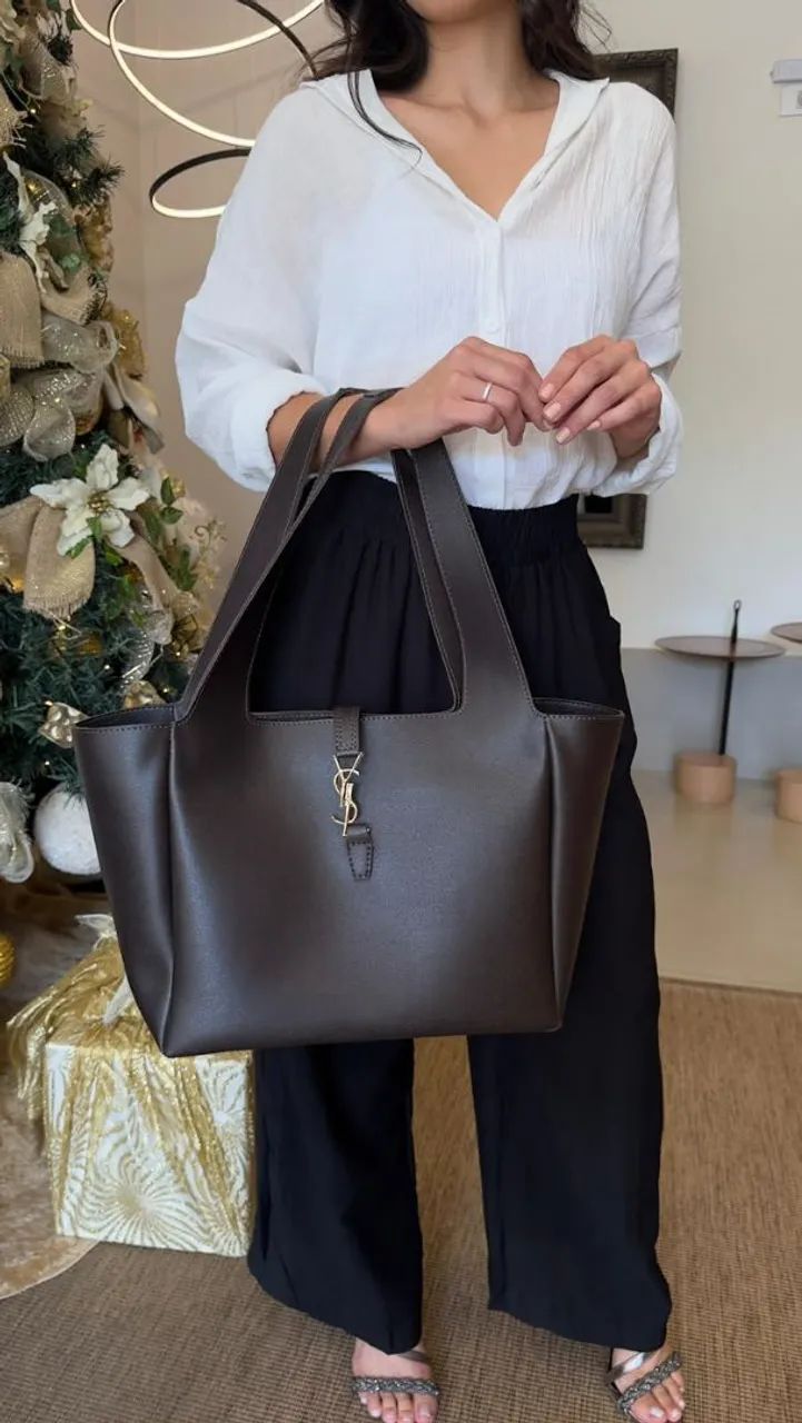 Bolsa Baú Estilo YSL Feminina Premium - Design Moderno e Sofisticado - Foto 2