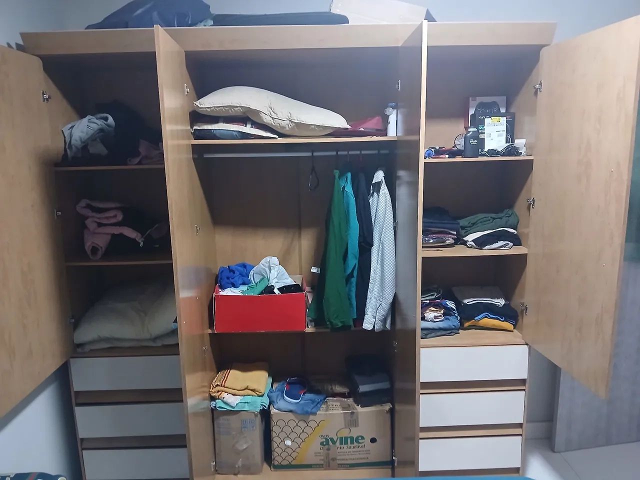 Guarda roupa casal com espelho  - Foto 3