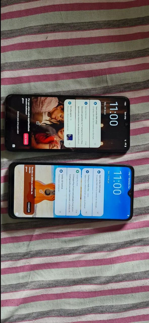 2 Celulares  moto E 13