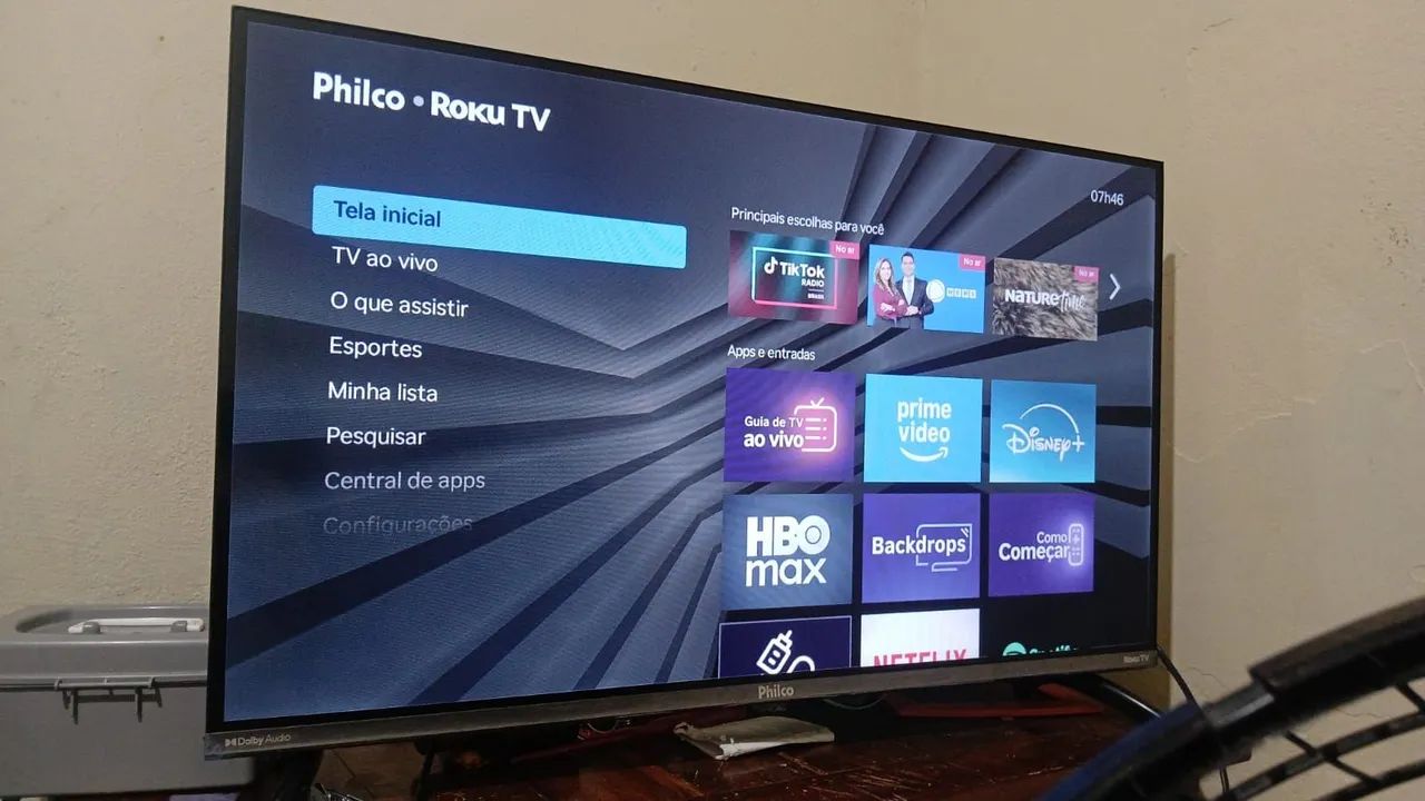 ROKU TV 32 NOVA!! PRA SAIR LOGO!! - Foto 2