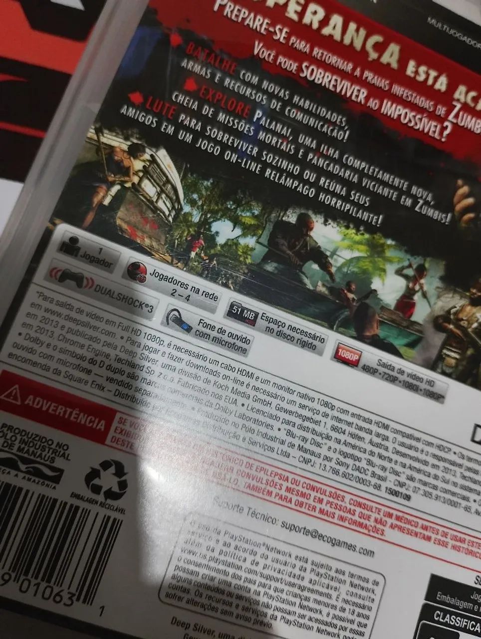 Dead Island Riptide PS3 completo faço Olx pay  - Foto 5