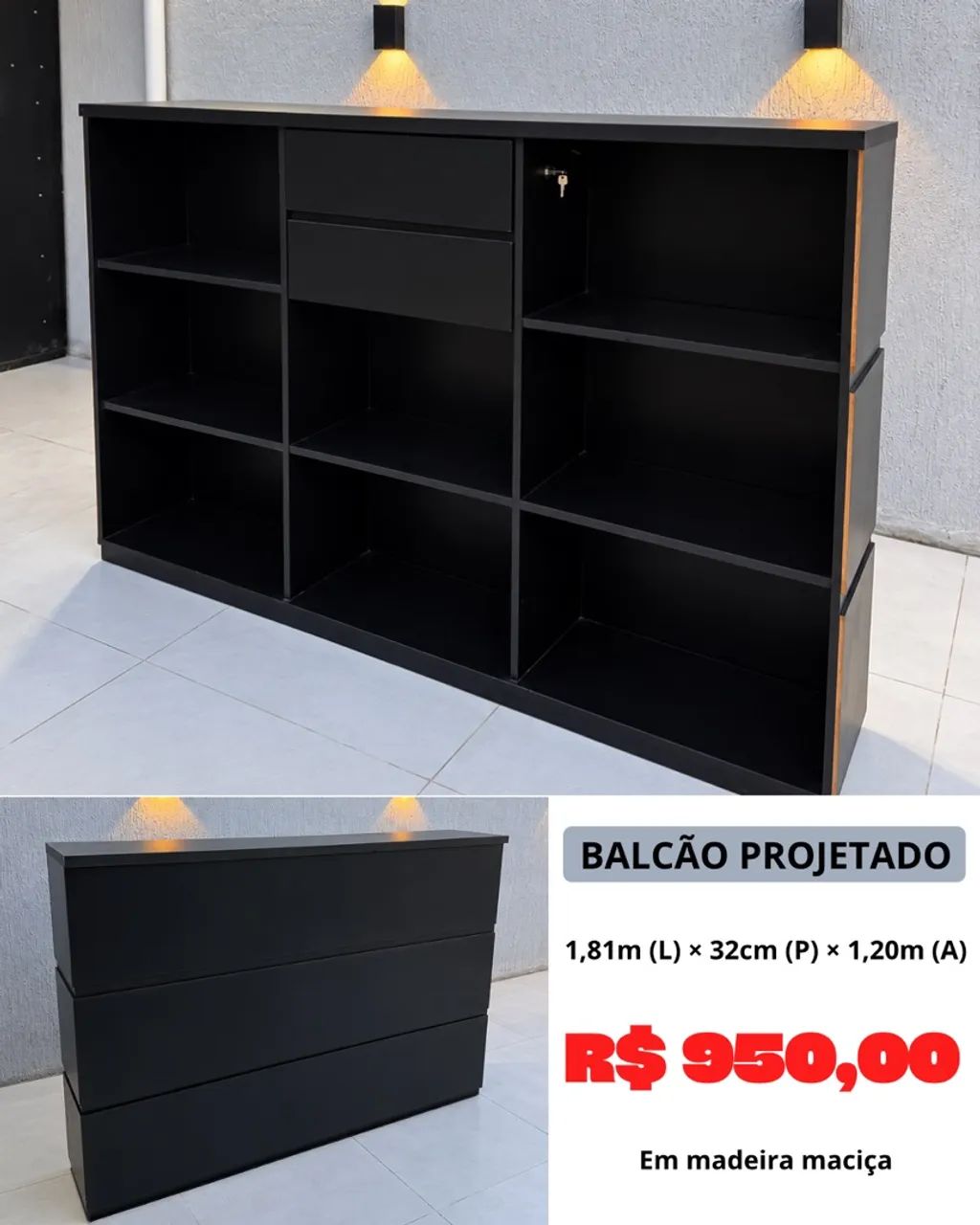 BALCÃO PROJETADO - Foto 3