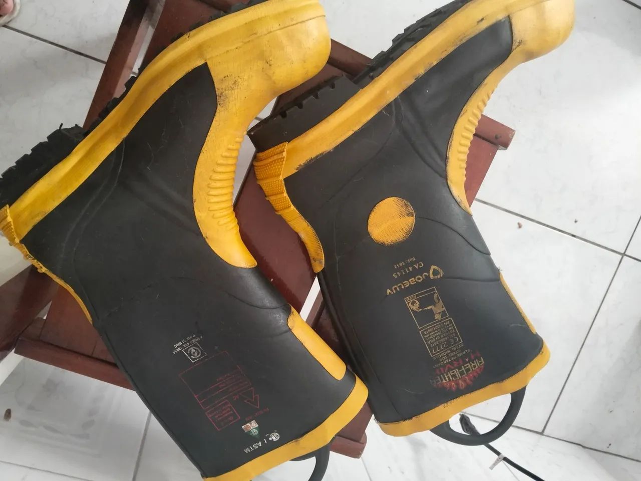Bota Bata de combate a incêndio  - Foto 3