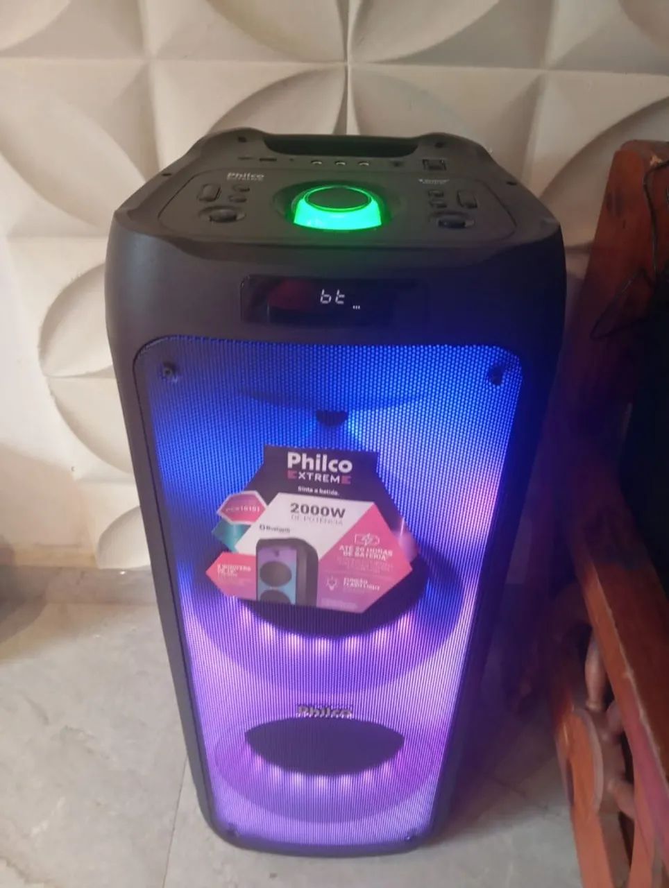 Caixa de som Philco nova Xtrem 2000w - Foto 3