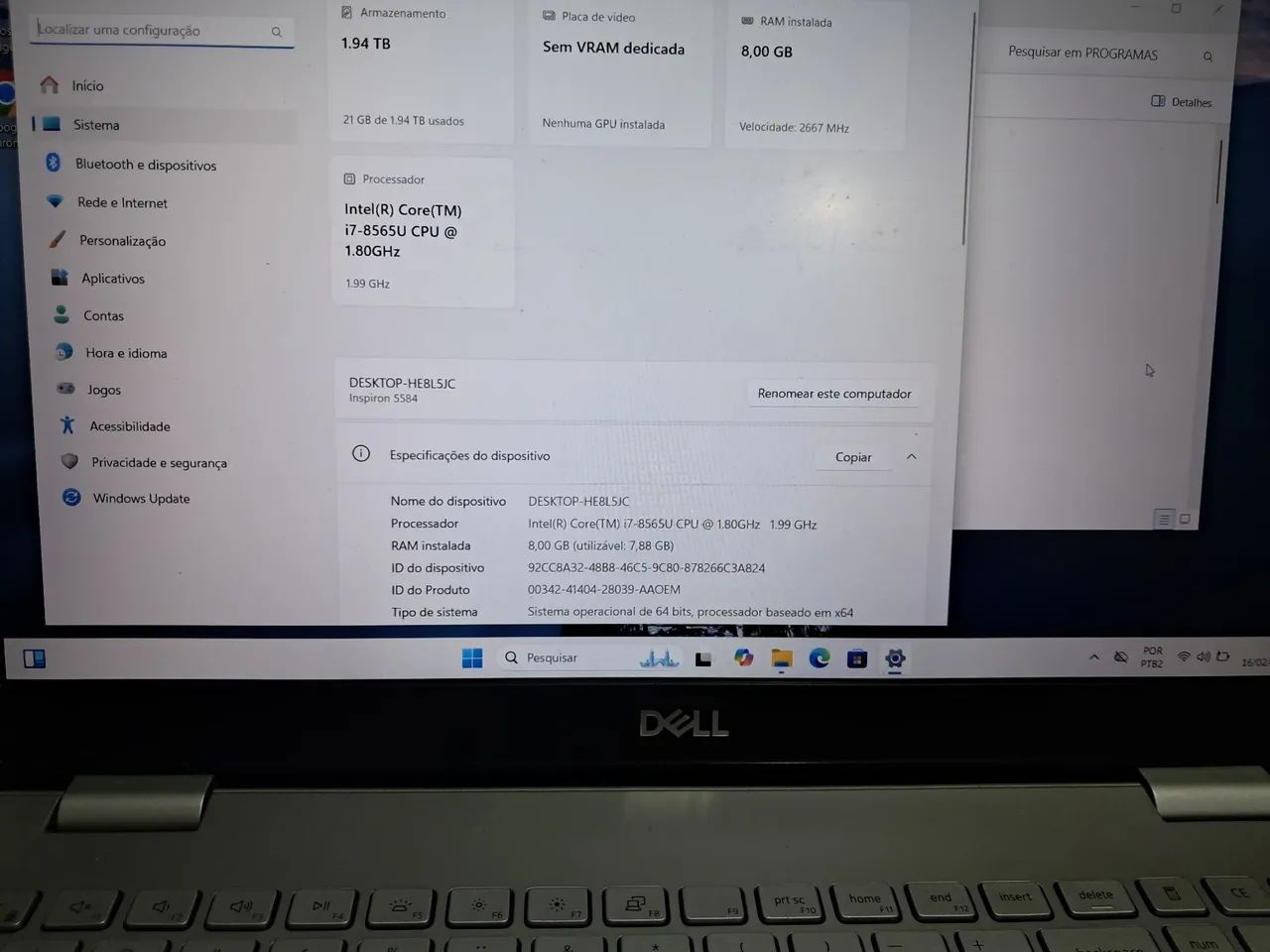 Notebook Dell i7 - Foto 3