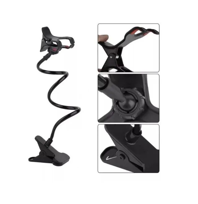 Suporte Celular Universal Artiulcado Com Base de Clipe - Foto 3