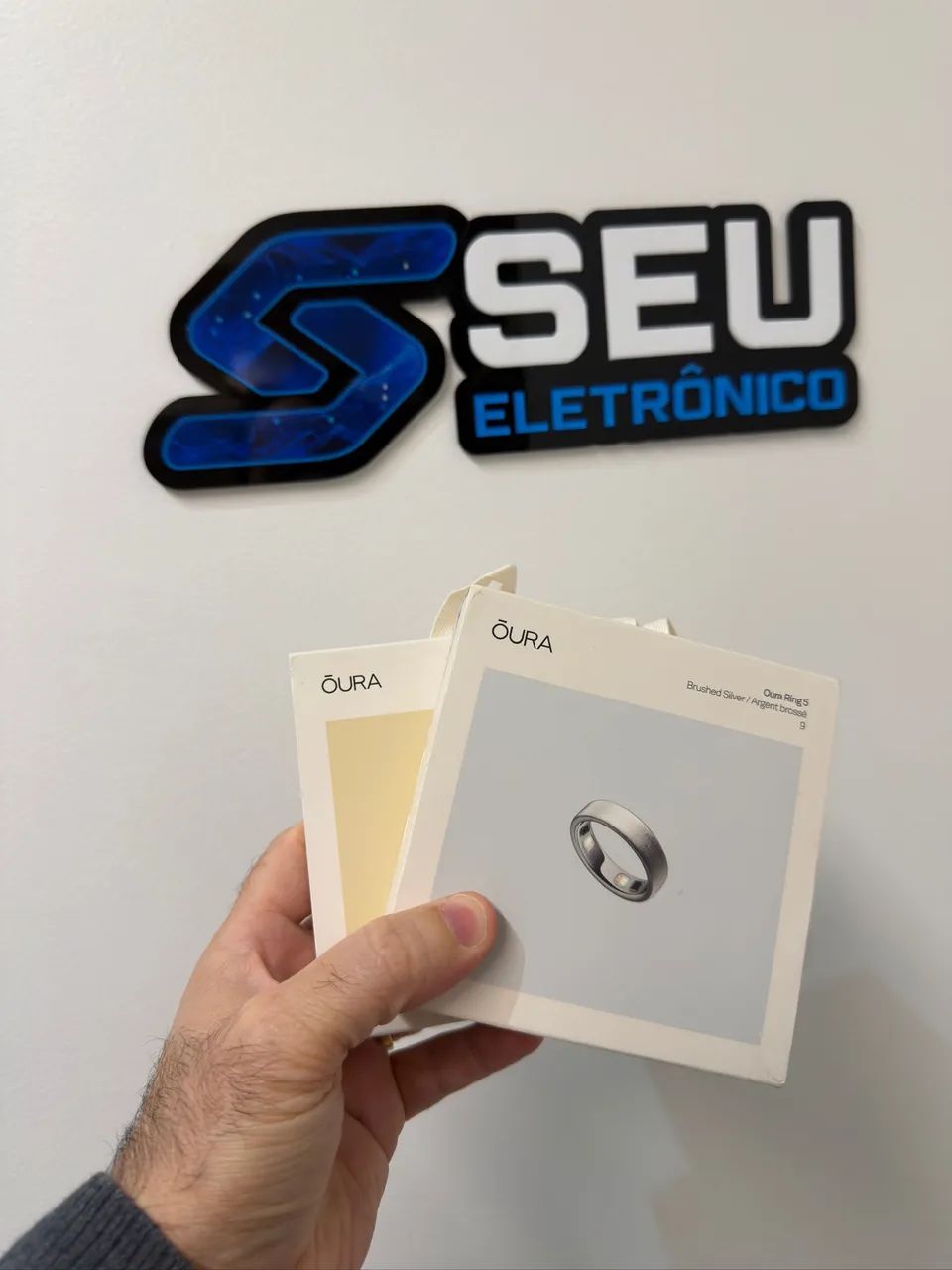 Oura Ring 5 | Escolha o seu tamanho | Silver e Black  - Foto 2