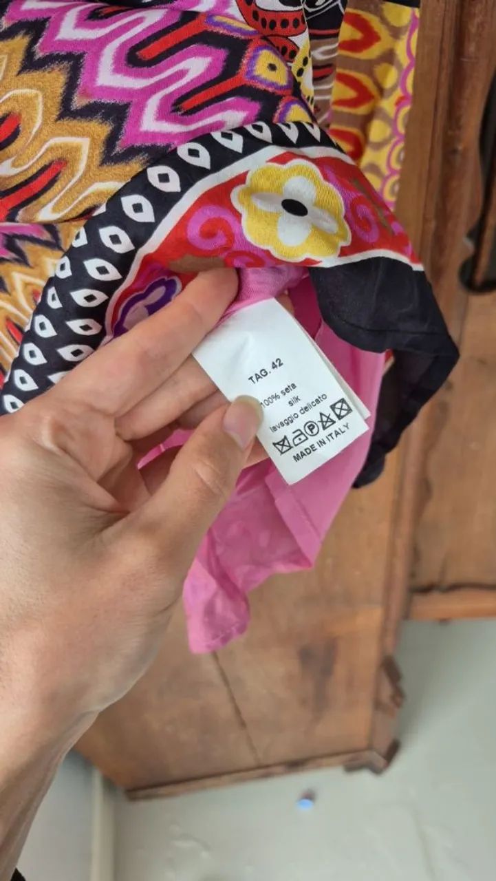 Vestido italiano de seda  - Foto 3