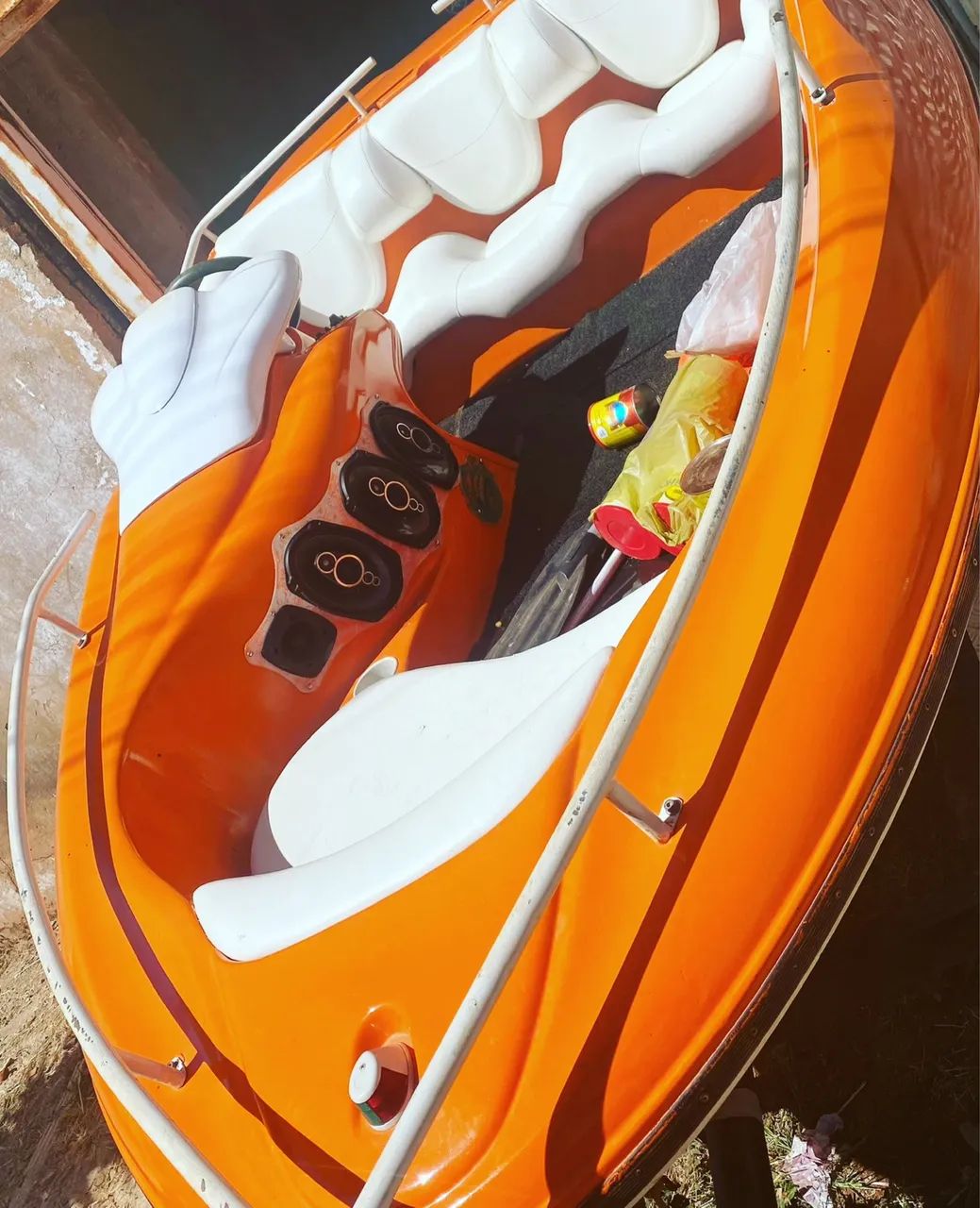 VENDO OU TROCO JET BOAT COM MOTOR DE POUPA 90HP Yamaha 