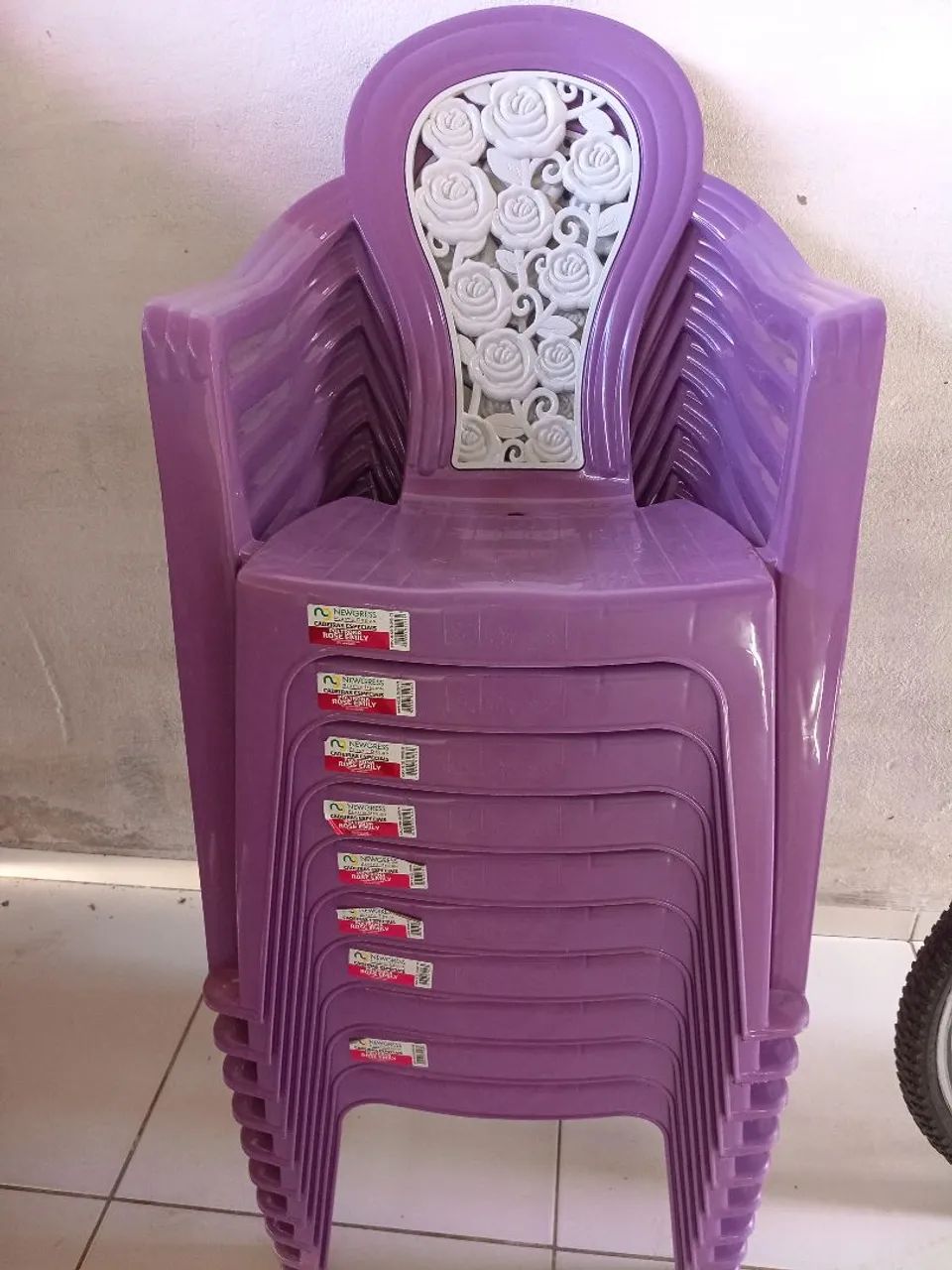 Cadeiras lilás 