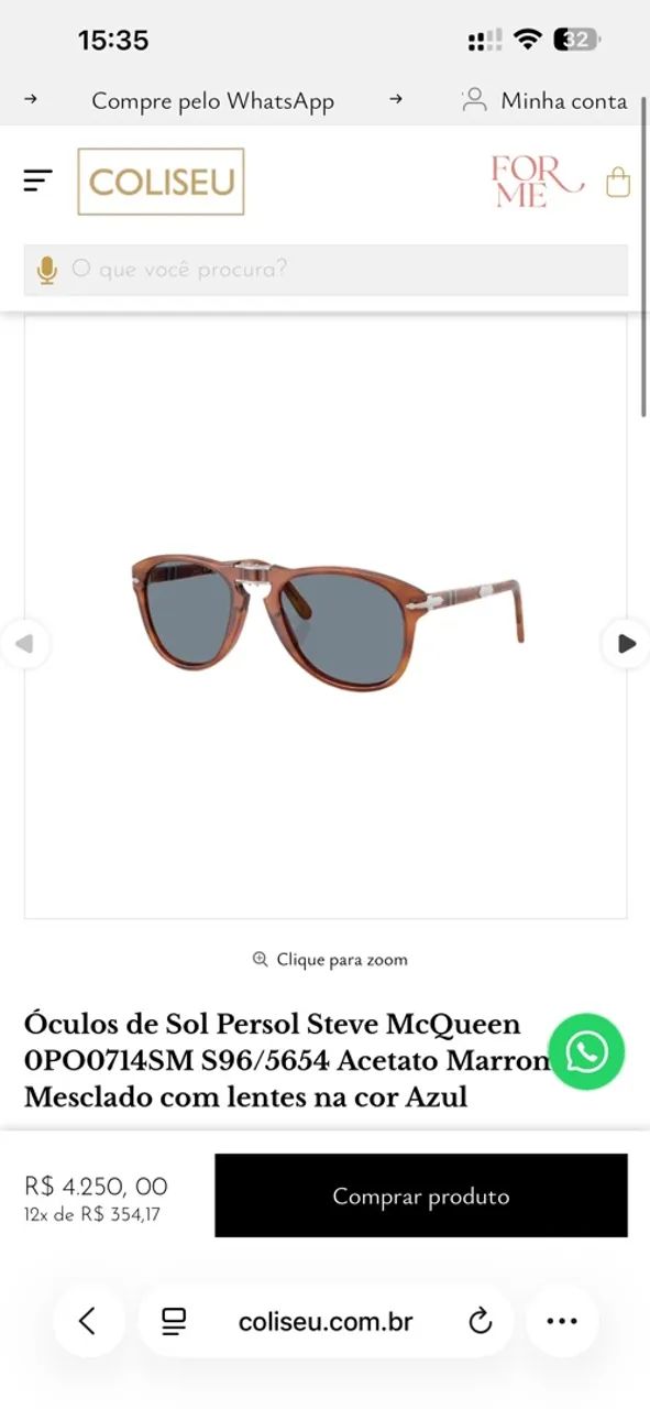 Óculos Steve MacQueen original ( passo cartão )  - Foto 5