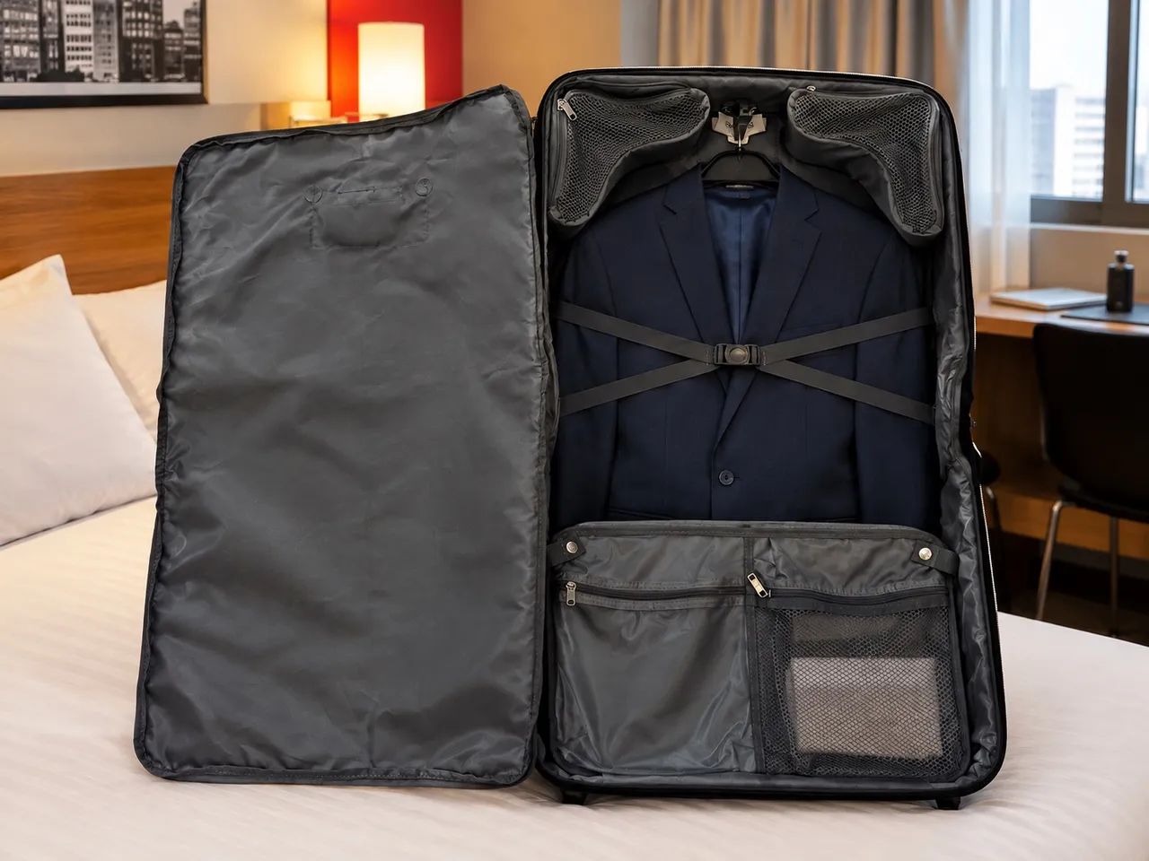 Mala Samsonite para terno e vestido  - Foto 4