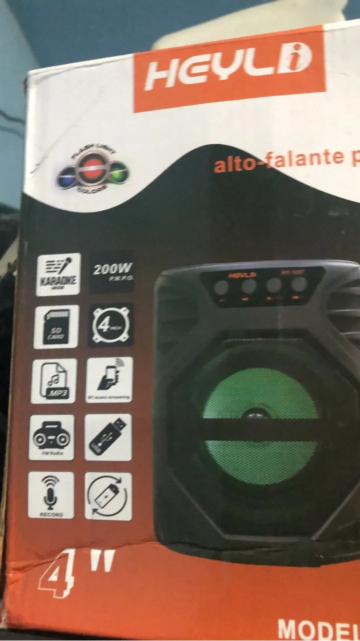Caixinha de som com controle remoto - Foto 2