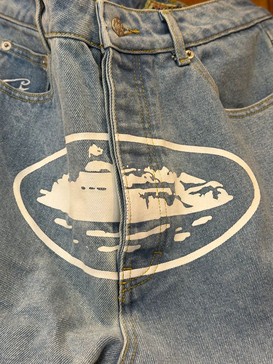  calça corteiz jeans tamanho g - Foto 2