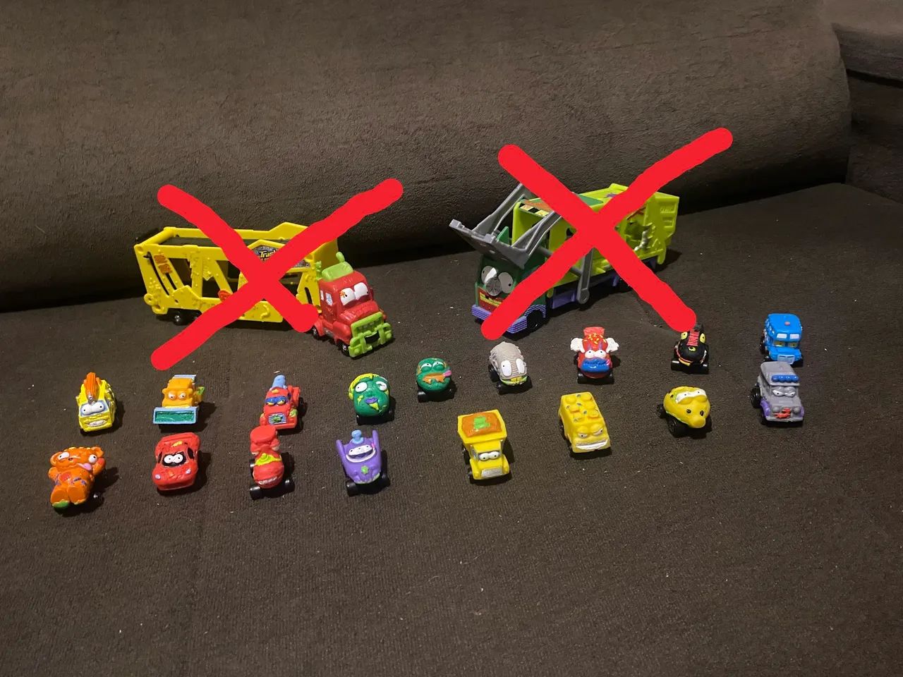 Kit Carrinhos Trash Pack Wheels 