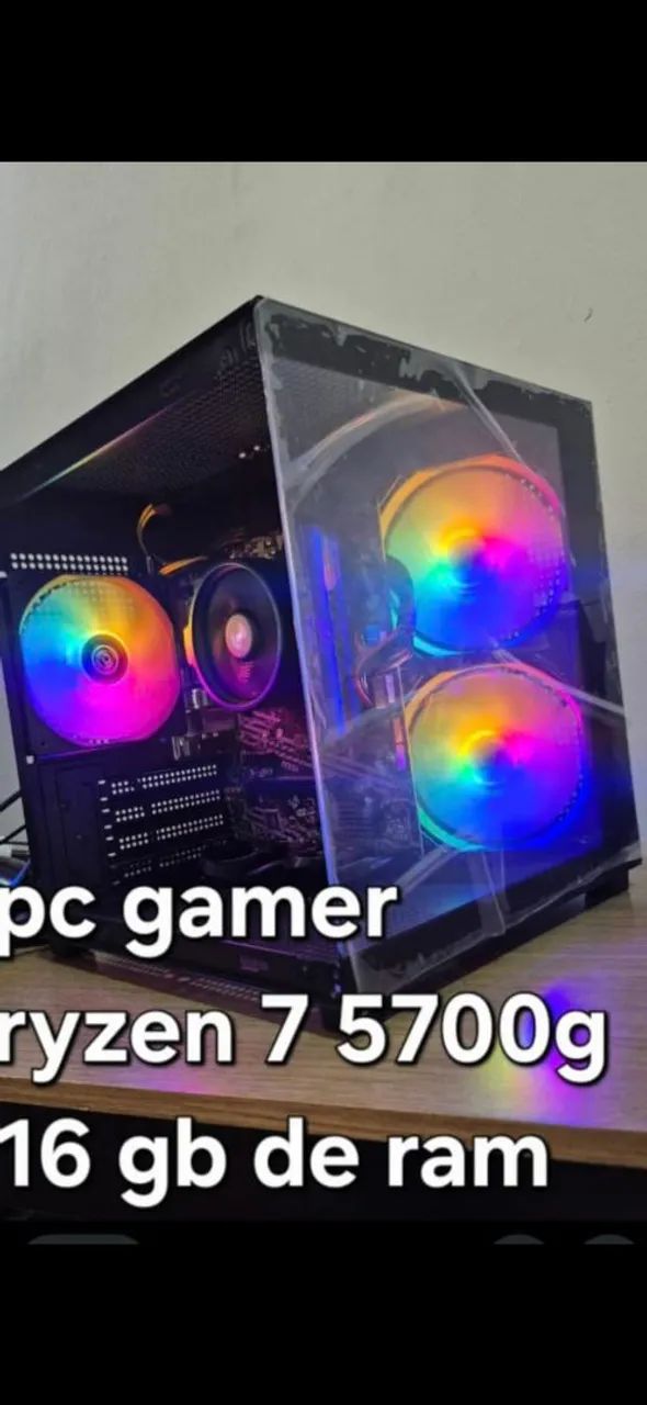 PC gamer ryzen 7 novo