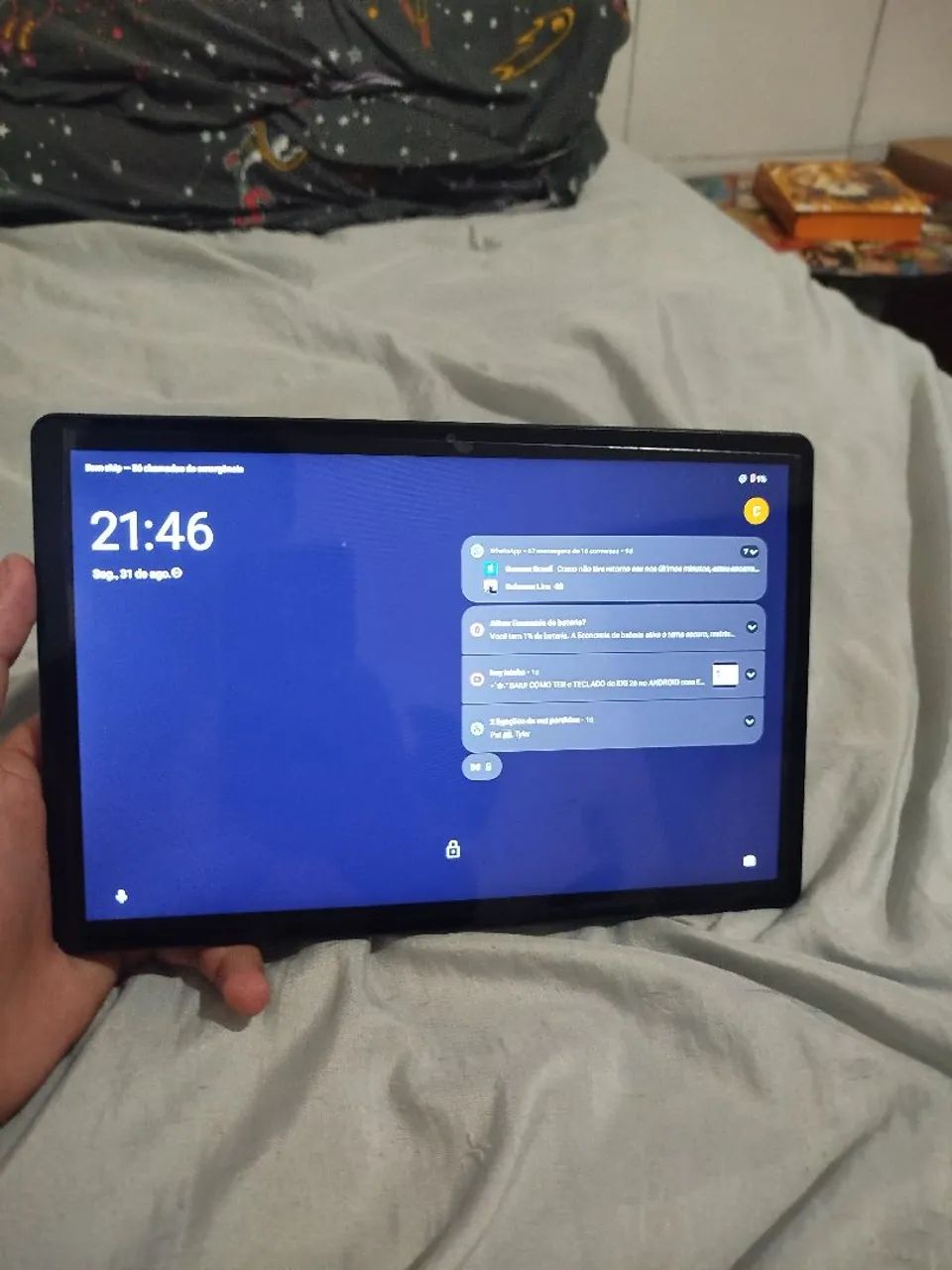 Tablet 10/polegadas 128gb com capinha - Foto 3