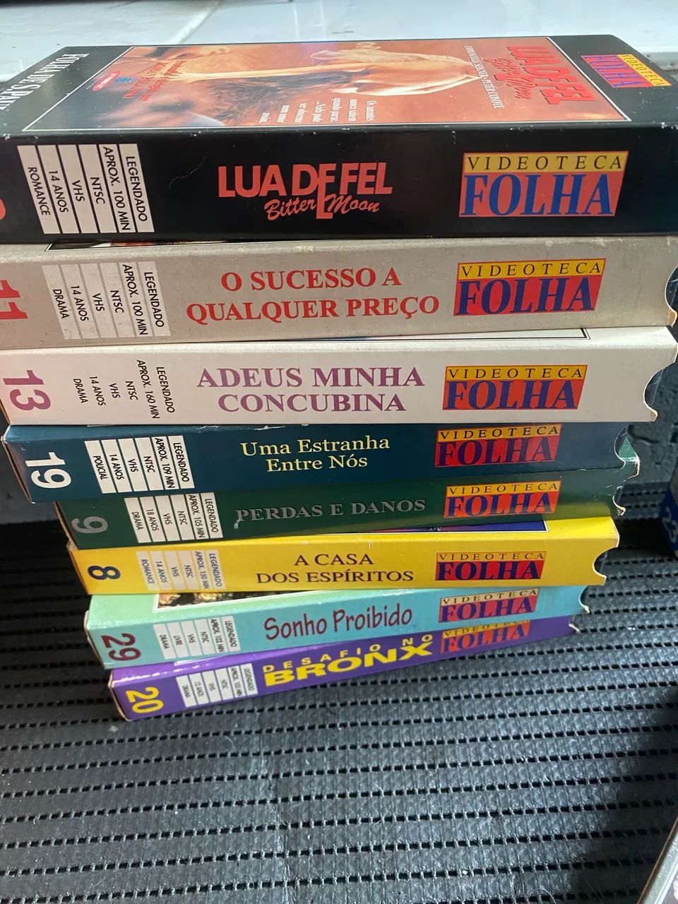 Coleção completa VHS Folha