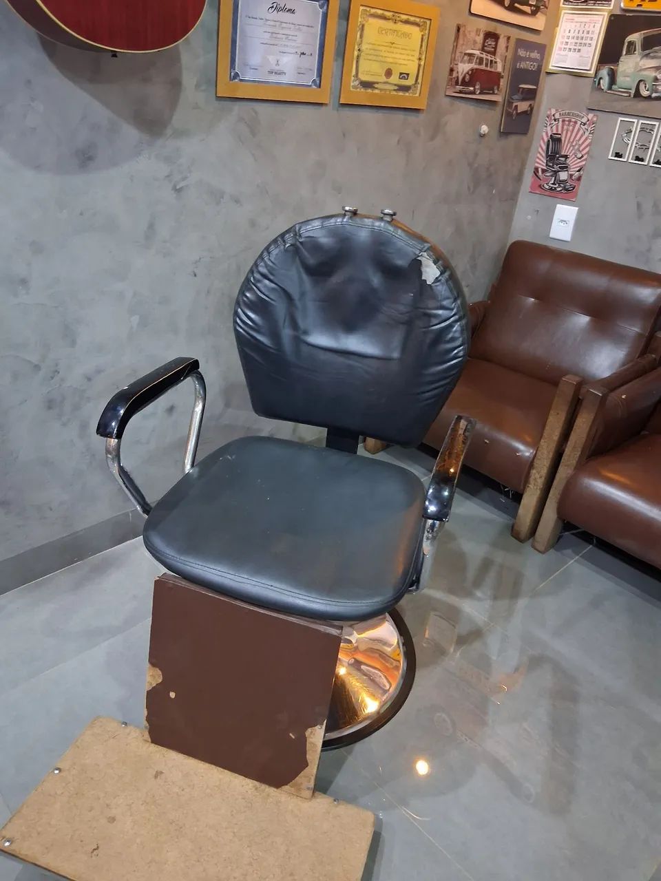 Cadeira de barbearia  - Foto 3