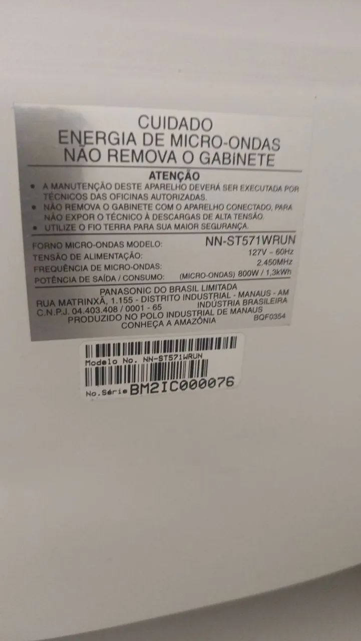 Microondas Panasonic Branco  - Foto 3