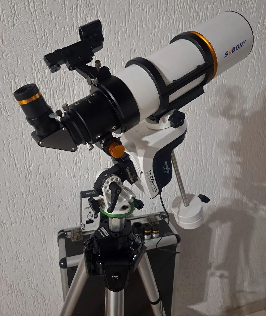 telescópio Sky-Watcher AZ-GTI + cunha + Tripé e hard case - Foto 3