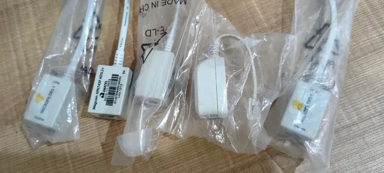 5 Filtros de linha ADSL 2 Novos - Foto 3