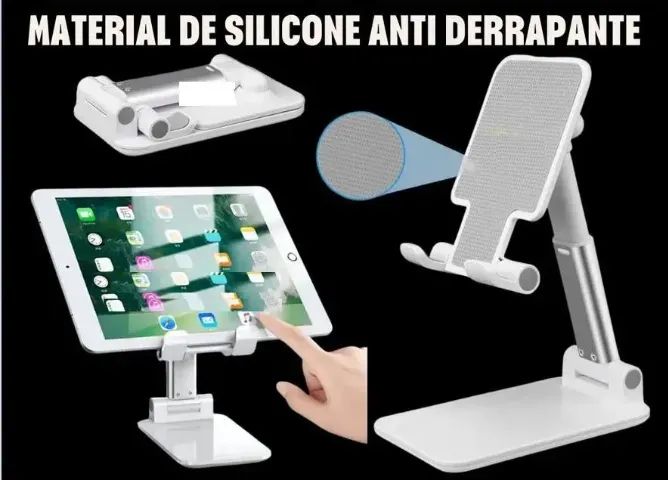  Suporte de Mesa para Celular e Tablet Reforçado - Foto 4