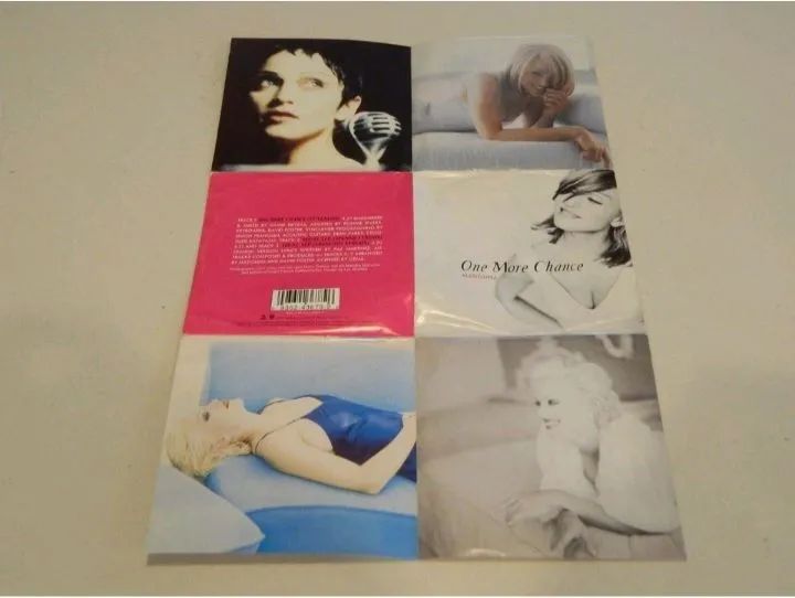 Madonna CD Single Importado UK Edition One More Chance com Pôster  - Foto 5