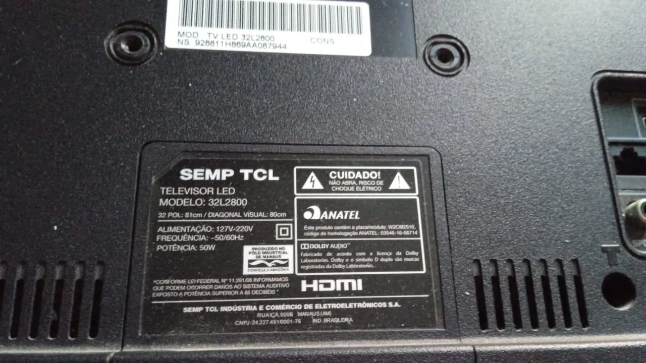 Televisão de 32 polegadas - Foto 3