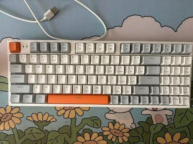 Teclado Mecânico 75% TKL 3 modos ( cabo, wifi e bluetooth) - Foto 4