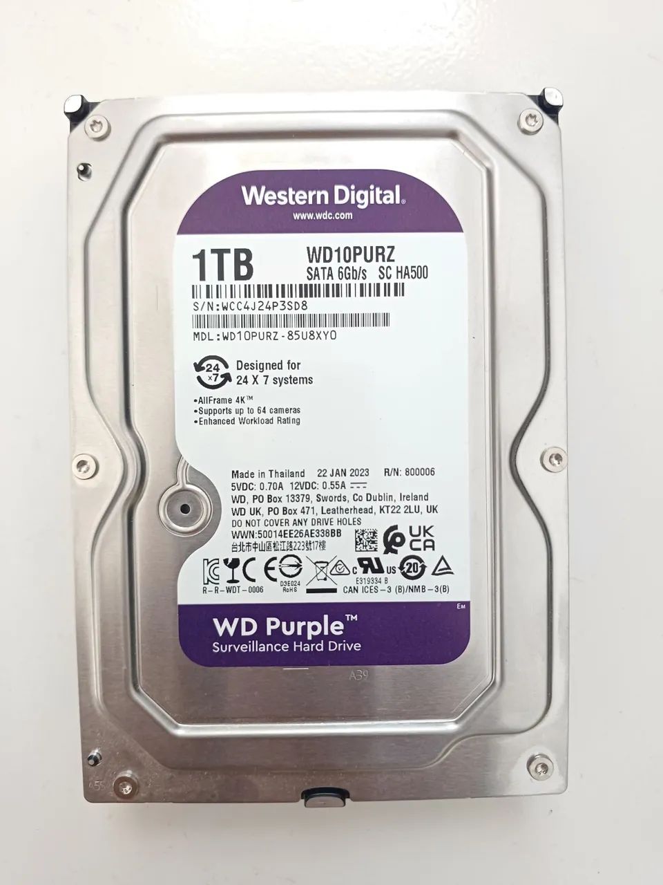 1TB Purple cftv nvr dvr cpu  - Foto 5