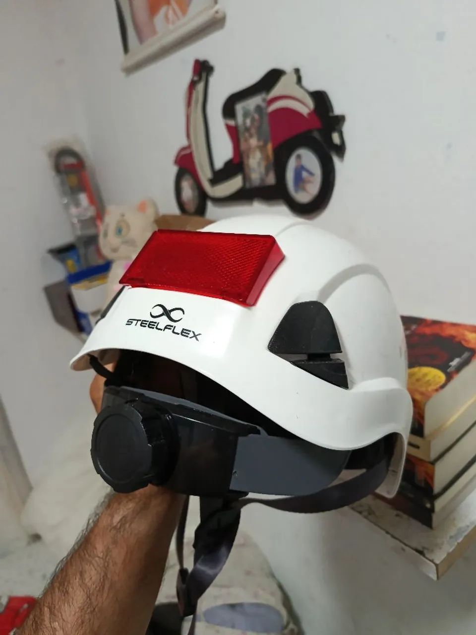 Capacete steelflex resgate , branco  - Foto 2