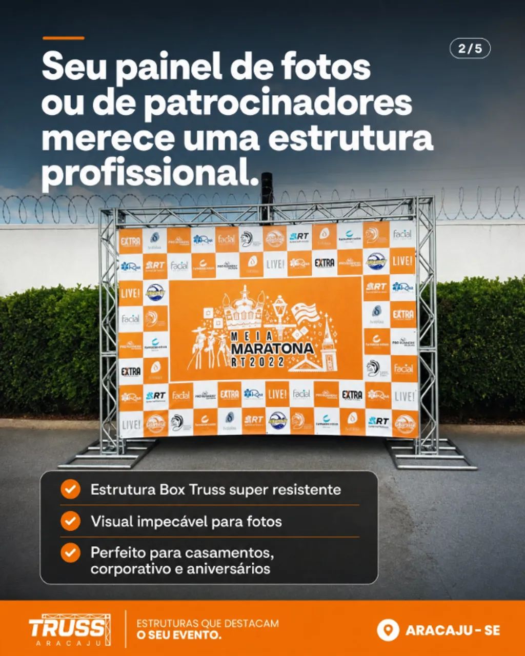 Aluguel Estruturas Treliça, Backdrop, Banner para festas - Foto 2