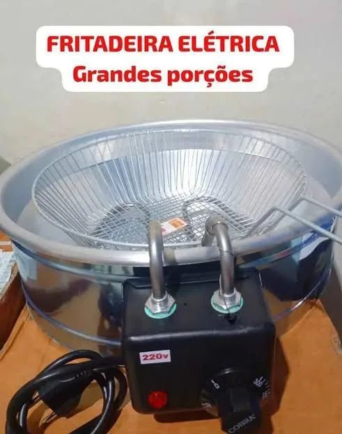 Fritadeira elétrica profissional Cobra 7L