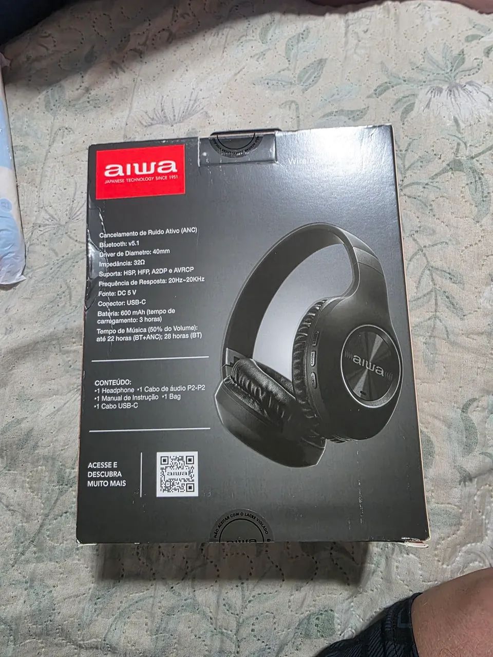Fone AIWA Bluetooth 