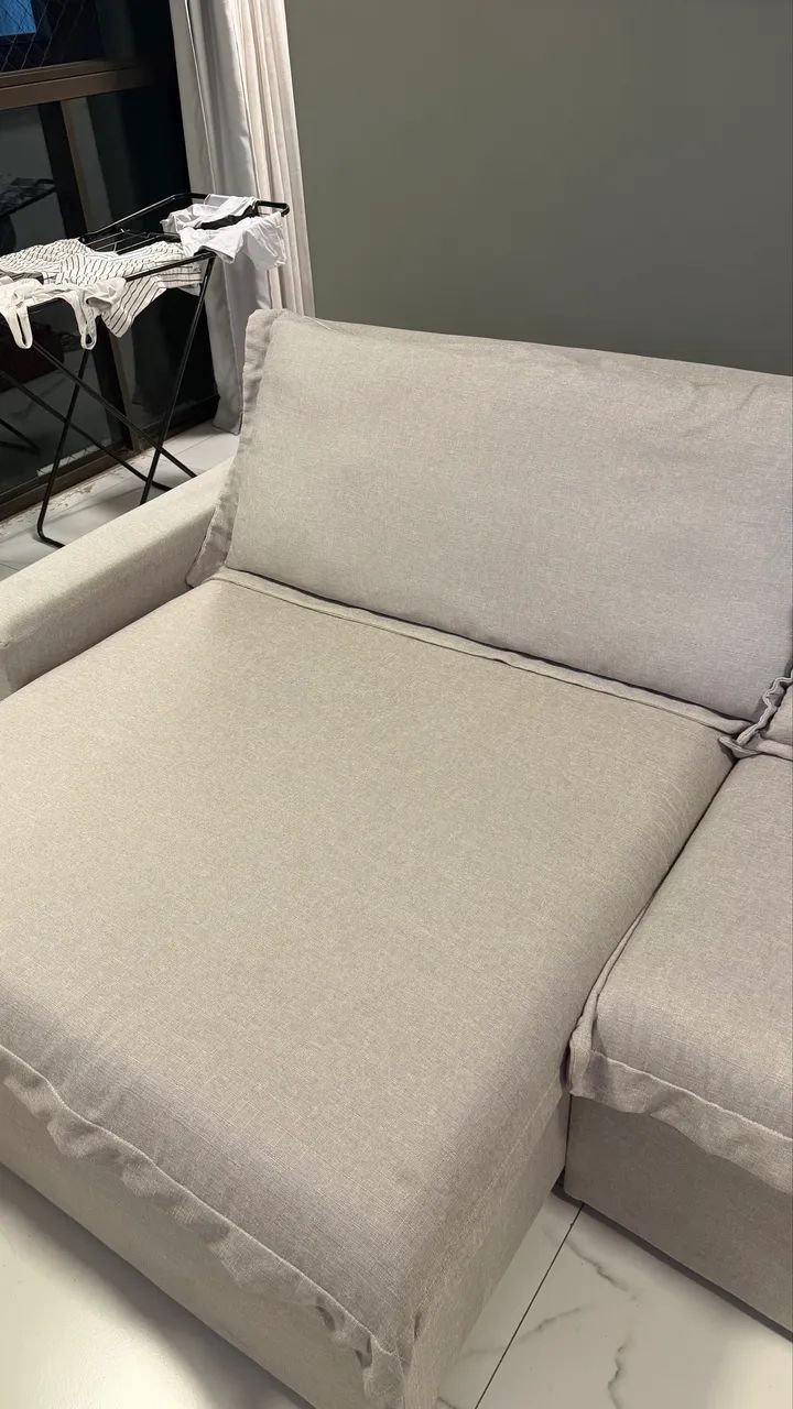 Sofá retrátil reclinável ótimo estado 250cm  - Foto 5