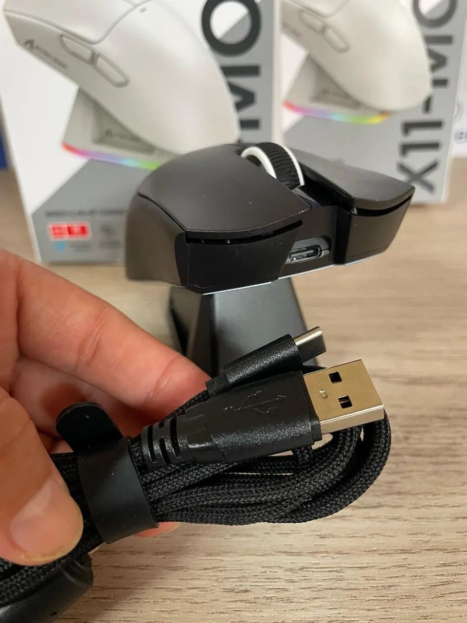Mouse Gamer ATTACK SHARK X11 sem fio - Foto 4