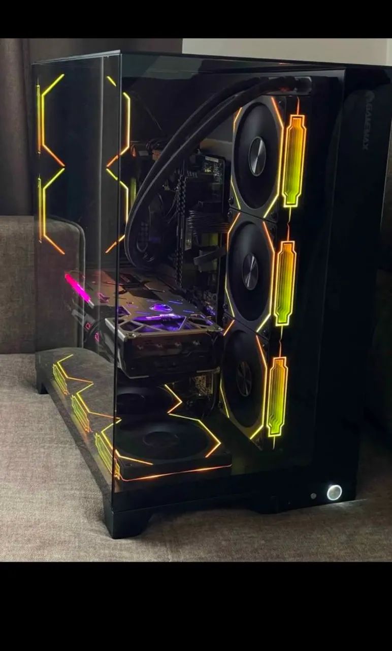 KIT 10x Fans Prism 4RS PRO Preto RGB - Foto 2