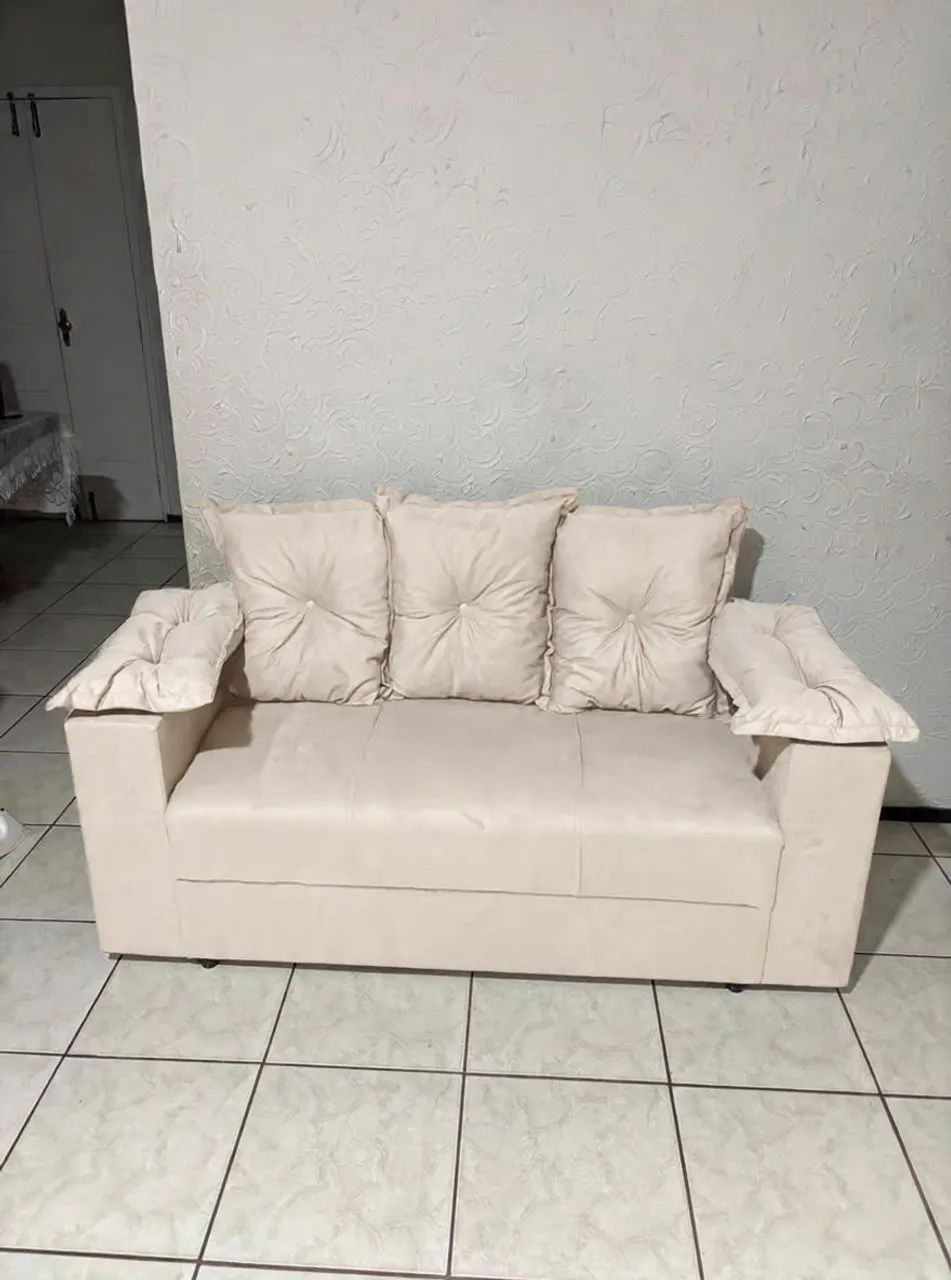 . Sofá VEGAS 3 Lugares - Direto da Fábrica com Entrega GRÁTIS!