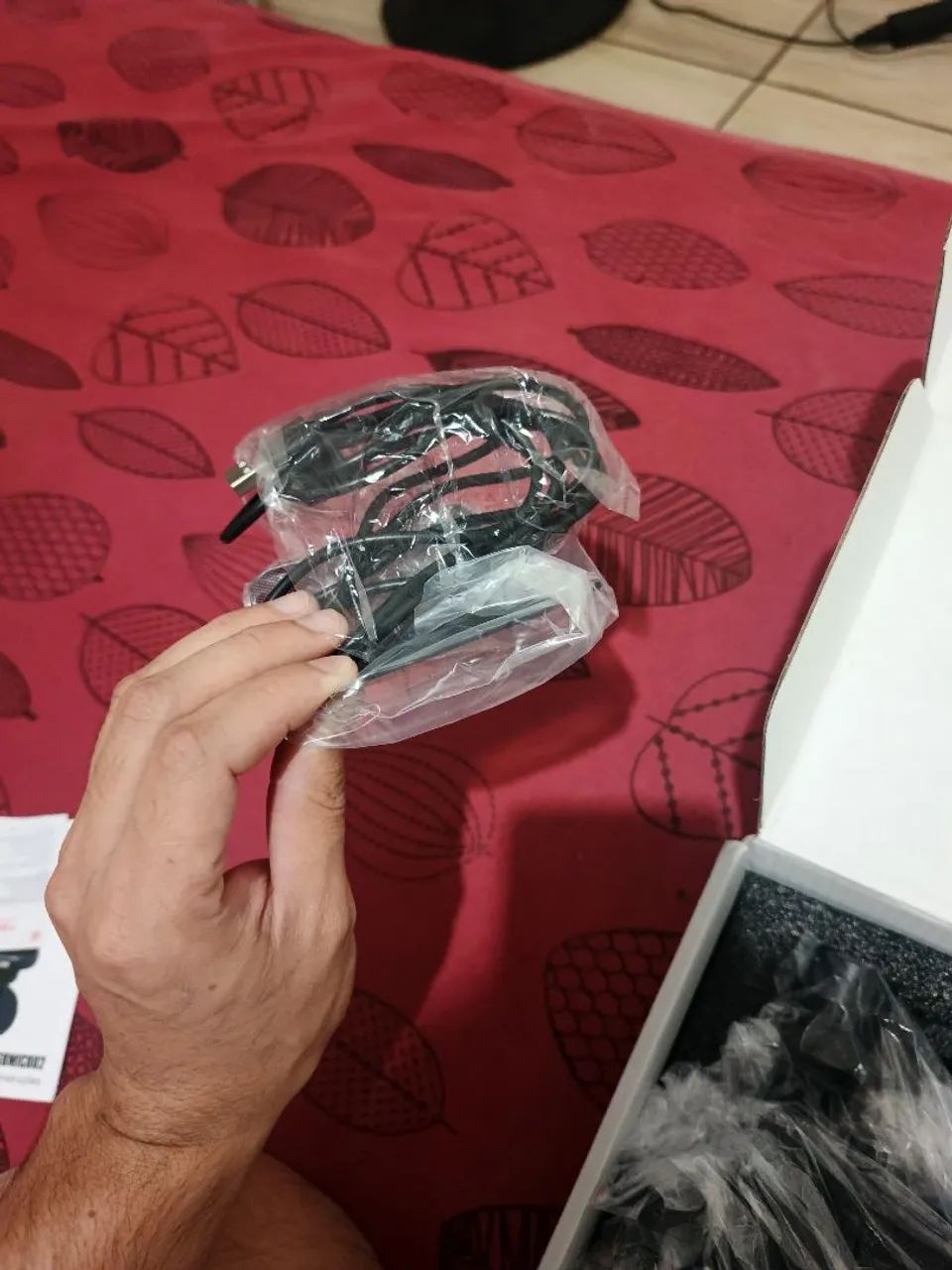 Microfone de mesa (Nunca usado)  - Foto 4