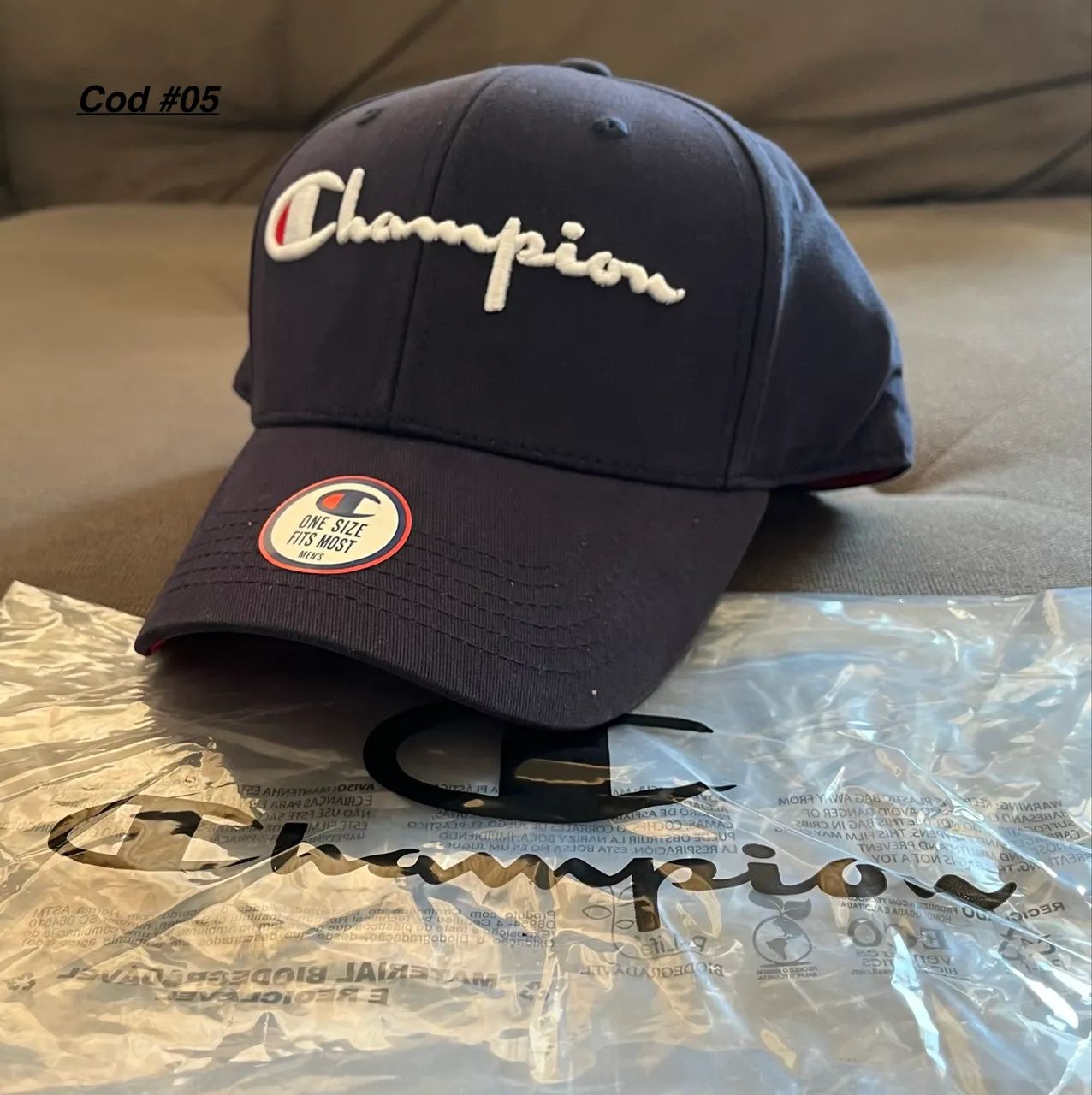 BONE CHAMPION SNAPBACK Aba curva marinho - Foto 2