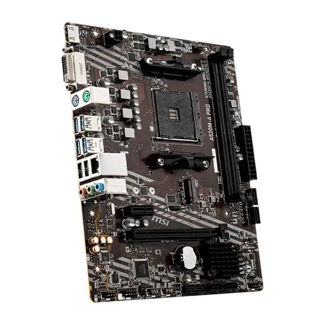 Placa Mãe Msi A520M-A PRO Am4 - Foto 2