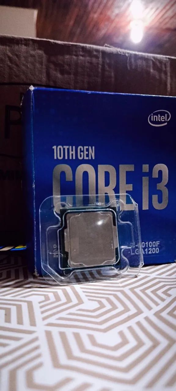 Processador Intel core i3-10100f