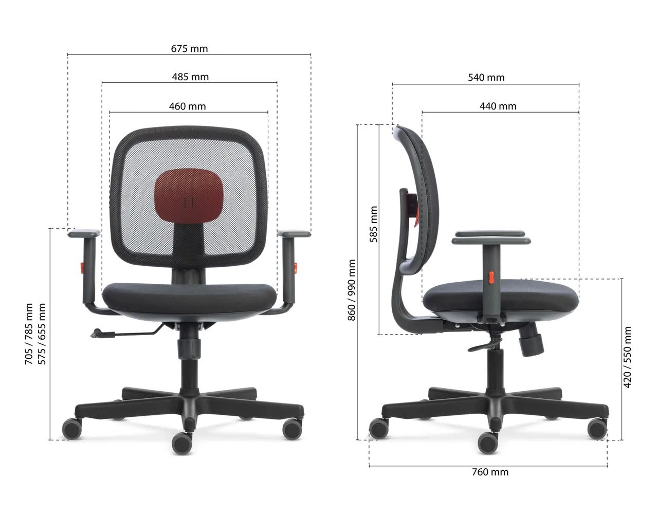 Cadeira DOT Flexform pouquíssimo usada - Foto 3